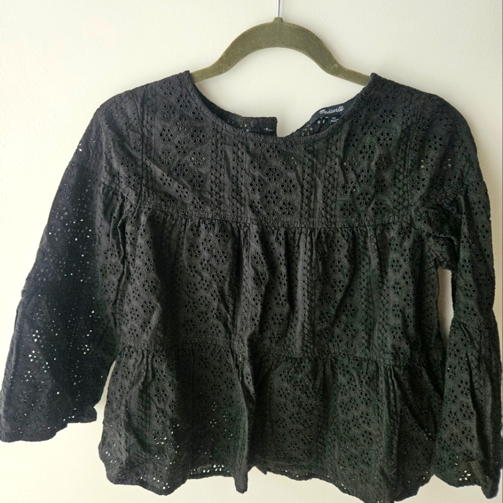 Madewell lace design black Madewell